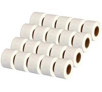 Printing Saver 20x 99010 28 x 89 mm Rollos de Etiquetas adhesivas (130 Etiquetas por Rollo) compatibles para Dymo LabelWriter 310 320 330 4XL 400 450 Turbo/Twin Turbo/Duo & Seiko SLP Impresoras