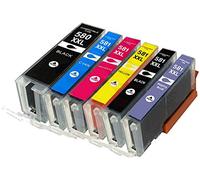 Printing Saver PGI-580XXL CLI-581XXL Pigment Negro (1) Negro (1) Magenta (1) Amarillo (1) Photo Blue (1) Cartuchos de Tinta para Canon Pixma TS8150 TS8151 TS8152 TS8250 TS8251 TS8252 TS9150 TS9155