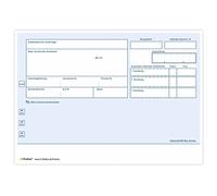 PRINTINO® Recetas privadas azules para médicos y naturópatas, 250 hojas DIN A6, impresión de recetas privadas, accesorios médicos, receta en blanco, sin bloquear, plantilla para recomendación médica
