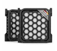 PRINTKERN® 2 filtros de carbón activo para frigorífico Liebherr Fresh Air (sustituye a 7440021-00, 2 unidades, compatible con sistemas BioFresh y FreshAir)