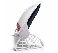 PRINTKERN Soportes adecuados para router Fritz!Box 7590, set para un soporte seguro y una mejor ventilación, ajuste perfecto, soporte de diseño estable para Fritzbox 7590, color blanco