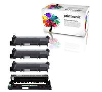 Printronic 4 Pack Compatible Brother TN630 TN660 Toner Cartridge Black Brother DR630 Drum Unit for Brother MFC-L2700DW HL-L2340DW MFC-L2740DW DCP-L2520DW DCP-L2540DW HL-L2360DW HL-L2380DW HL-L2300D MFC-L2720DW HL-L2320D MFC-L2705DW Printer