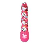 Prints Charming Pop Tease 5" Mini Vibe, Kiss Me, Rosa con Bolsa de Almacenamiento