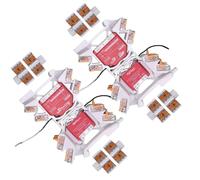 Printtastisch Soporte Carril DIN compatible con Relé Shelly, 42 Modelos - Plus 1, 1PM, 2PM, Mini, Gen3, Gen4, i4 DC, Dimmer, RGBW2, Wave, EM - WAGO 221, PETG, Pack de 4 + Extensión