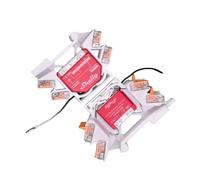 Printtastisch Soporte Carril DIN compatible con Relé Shelly, 42 Modelos - Plus 1, 1PM, 2PM, Mini, Gen3, Gen4, i4 DC, Dimmer, RGBW2, Wave, EM, AddOn, DALI, Shutter - WAGO 221, PETG, Pack de 2