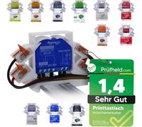 Printtastisch Soporte de riel para 42 modelos Shelly Relais - Plus 1, 1PM, 2PM, Mini, Gen3, Gen4, i4 DC, regulador de intensidad, RGBW2, Wave, EM, AddOn, DALI, obturador - Wago 221, PETG