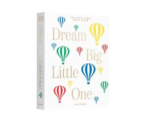 Printworks Dream Big Little One, Beige - Libro de recuerdos de bebé con funda, álbum de fotos de 64 páginas para niñas y niños, elegante recuerdo para fotos e hitos