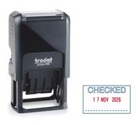 Printy 4750/L - Sello autoentintable a cuadros Comprobado Individual