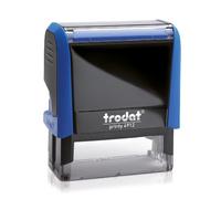 Printy Tro 4912 Sello de texto 5 líneas azul