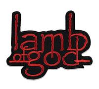 Prinya Shop - Parche para coser o planchar con símbolo bordado, diseño de cordero de Dios con logotipo de Punk Rock