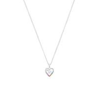 Prinzessin Lillifee collar con colgante de plata de ley 925 collar de niña, con sintetizador de circonitas, 35+3 cm, plata, M, viene en caja de regalo de joyería, 2027886