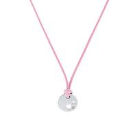 Prinzessin Lillifee Hada Collar con colgante de acero inoxidable para niñas y niños, con circonitas sintéticas, 35+3 cm, plata, corazón, en caja de regalo de joyería, 2033998, 35+3, Circonia cúbica