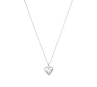 Prinzessin Lillifee Kette mit Anhänger 925 Sterling Silber Mädchen Kinder Halsschmuck, mit Zirkonia synth., 35+3 cm, multicolor, Buchstaben, Kommt en Schmuck Geschenk Box