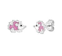 PRINZESSIN LILLIFEE - Pendientes de botón para Niña en Plata 925 - Pendiente de Botón - PLI-E0111