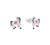 Prinzessin Lillifee Pendientes de botón para niñas en Plata de Ley 925 con circonitas sintéticas. Se entregan en caja de regalo