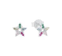 Prinzessin Lillifee pendientes de plata de ley 925 para niñas, con circonita sintética, 0,7 cm, plata, estrella, en caja de regalo, 2033369
