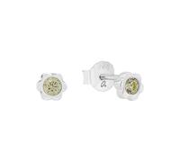Prinzessin Lillifee Pendientes de plata de ley 925 para niñas con circonitas sintéticas, 0,4 cm, plata de enero, vienen en caja de regalo 2038730, onesize, Plata esterlina, Circonia cúbica