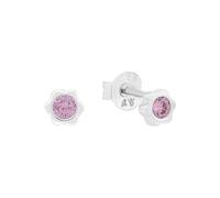 Prinzessin Lillifee Pendientes de plata de ley 925 para niñas con circonitas sintéticas, 0,4 cm, plata de enero, vienen en caja de regalo 2038730, onesize, Plata esterlina, Circonia cúbica