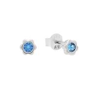 Prinzessin Lillifee Pendientes de plata de ley 925 para niñas con circonitas sintéticas, 0,4 cm, plata de enero, vienen en caja de regalo 2038730, onesize, Plata esterlina, Circonia cúbica