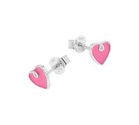 Prinzessin Lillifee Pendientes para niña, plata de ley 925, 6 mm, plata, corazón, joyas para niños, idea de regalo, viene en caja de regalo, 2101027