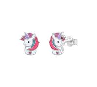 Prinzessin Lillifee Pendientes para niña, plata de ley 925, 9 mm, unicornio, joyería infantil, idea de regalo, viene en caja de regalo 2101025