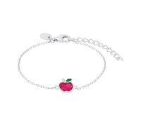 Prinzessin Lillifee Pulsera de plata de ley 925 para niñas, joya para niños, parcialmente con piedras preciosas, idea de regalo para hija y nieta, viene en caja de regalo, Mittelgroße, Plata de ley