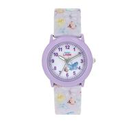 Prinzessin Lillifee Reloj de Pulsera para niñas, analógico, de Cuarzo, con Correa Textil, Resistente al Agua hasta 3 Bares, se Entrega en Caja de Regalo.