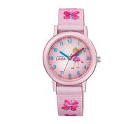 Prinzessin Lillifee reloj de pulsera niñas de cuarzo analógico, con correa textil, rosa, 3 bar resistente al agua, viene en caja de regalo, 2031756