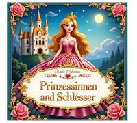 Prinzessinnen & Schlösser - Ein magisches Malbuch für Kinder: Ein zauberhaftes Ausmalbuch für kleine Prinzessinnen mit wunderschönen Schlössern und märchenhaften Motiven