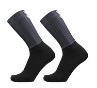 PRIOKNIKO Calcetines Ciclismo Silicona Antideslizante Aerodinámica Aero Calcetines De Ciclismo Negro Un Tamaño 38-45