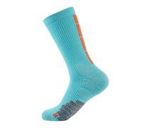 PRIOKNIKO Calcetines Deportivos Hombre Calcetines Deportivos De Baloncesto Transpirables A Media Pantorrilla Para Ciclismo Y Carrera,Azul Cielo,Talla Única