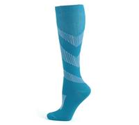 PRIOKNIKO Medias de Compresión Deportivas Medias Elásticas Medias de Compresión, Azul 2,S