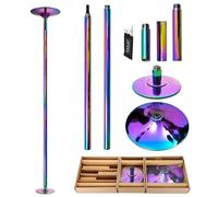 PRIOR FITNESS Bastón de Baile extraíble Dancing Pole, Unisex, Colorido, 2,7 m