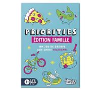 Priorities Edition Family, Juego de Grupo - Juego de Cartas con Opciones Divertidas para niños, Adolescentes y Adultos - Desde 8 años - 3 o más Jugadores - 30 Min. - Versión Francesa