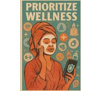 Prioritize Wellness Notebook: 96-Page Lined Journal for Self-Care, Mindfulness & Daily Reflection: Wellness-Themed Lined Notebook for Women, Teens & ... for Journaling, Planning and Healthy Habits