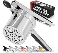 Priority Chef Prensador y triturador de patatas, hace que el puré de papas sea ligero y esponjoso, 100% acero inoxidable