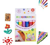 Priormer Puffy Pens, Priormer Magic Puffy Pens, DIY Bubble Popcorn Drawing Pen, Marcadores Puffys Pen for Card Making, for Arts & Crafts Supplies, Just Add Heat & Watch Art Grow (1Pcs)