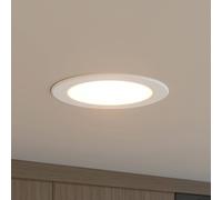 Prios foco empotrable LED Rida, blanco. Ø 15 cm, CCT, IP44