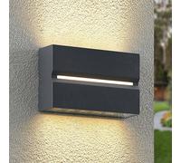 Prios Itarion Aplique para exterior LED, pantalla transparente