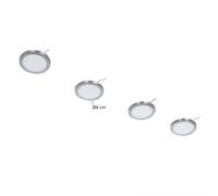 Prios Jopos lámpara de mueble LED en 4 ud