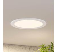 Prios lámpara empotrable LED Cadance, blanco, 24 cm, CCT, IP44