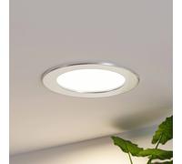 Prios lámpara empotrable LED Cadance, plata, 17 cm, juego de 3, CCT