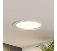 Prios lámpara empotrable LED Cadance, plata, 22cm, juego de 10, CCT