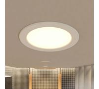 Prios lámpara empotrable LED Rida, 10pcs, blanco, 23cm, 25W, CCT, IP44