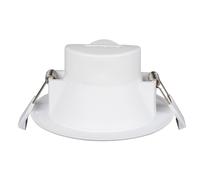 Prios lámpara empotrable LED Rida, set de 10, blanco, 10 cm, CCT, IP44