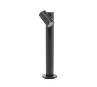 PRIOS Lámpara para exterior Tulimar (Moderno) en Negro hecho de Aluminio (1 llama, GU10) iluminación senderos baliza farola