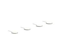 PRIOS LED Jopos (Moderno) en Gris hecho de Plástico e.o. para Salón & Comedor (4 llamas