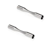 PRIOstahl Conector de varilla flexible, barra de llenado, soporte de travesaño flexible, 2 unidades de diámetro de 10 mm para varilla, barra transversal, barra redonda, tubo, barandilla para