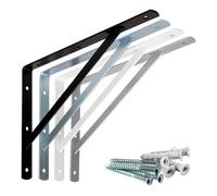 PRIOstahl - Soporte de carga pesada, soporte de estantería, soporte para escuadra, galvanizado