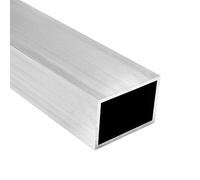 PRIOstahl Tubo rectangular de aluminio Alu-Tubo Perfil hueco Perfil rectangular Rectángulo - 1 x Tamaño del tubo: 40 x 20 x 2 mm Longitud: 1000 mm EN AW-6063 t6 sin costura para construcción creativa